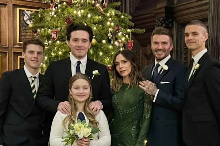 The talented and attractive Beckham family