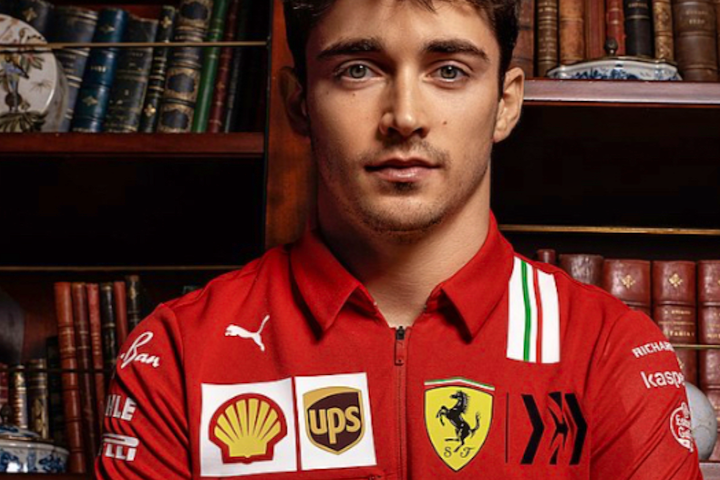 Charles Leclerc der französische Rennfahrer